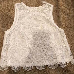 Women’s Lace Front Tank Top